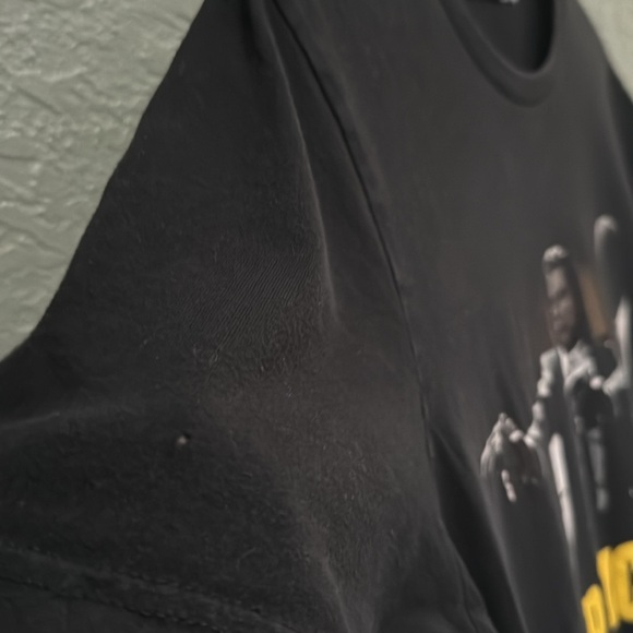 Pulp Fiction "John Travolta & Samuel Jackson" Black Vintage T-Shirt Size Small - Picture 4 of 6